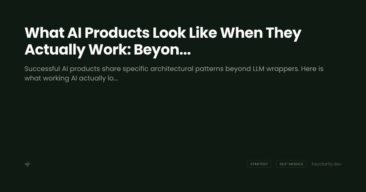 What AI Products Look Like When They Actually Work: Beyond the Hype